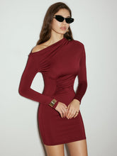 Asymmetrical Hip-Covering Short Dress